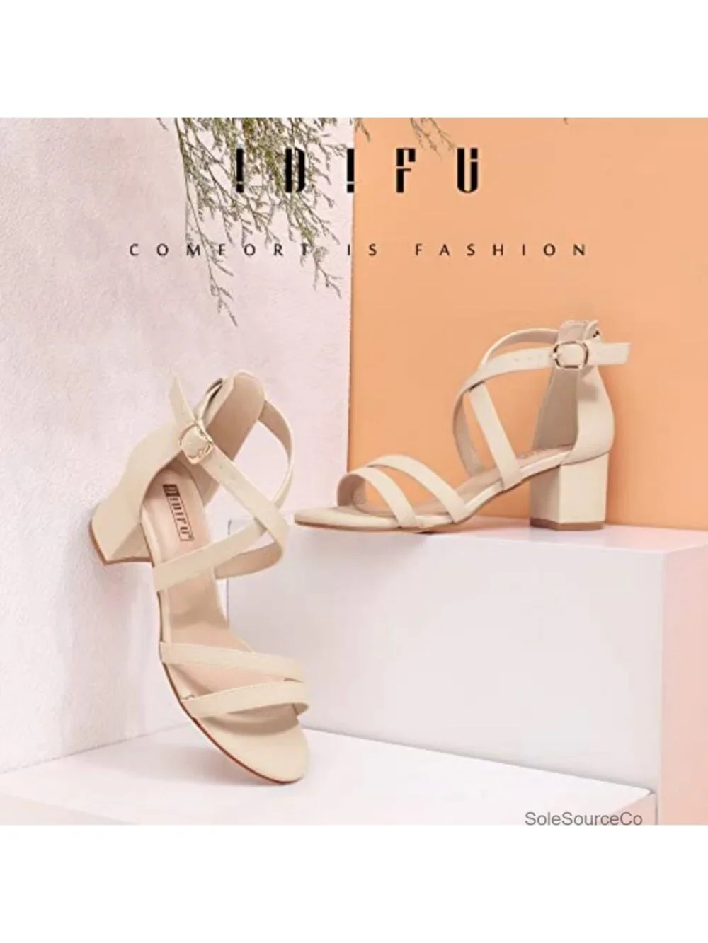 Low Chunky Heel Strappy Sandals Open Toe Ankle Strap Dress Wedding Evening Shoes